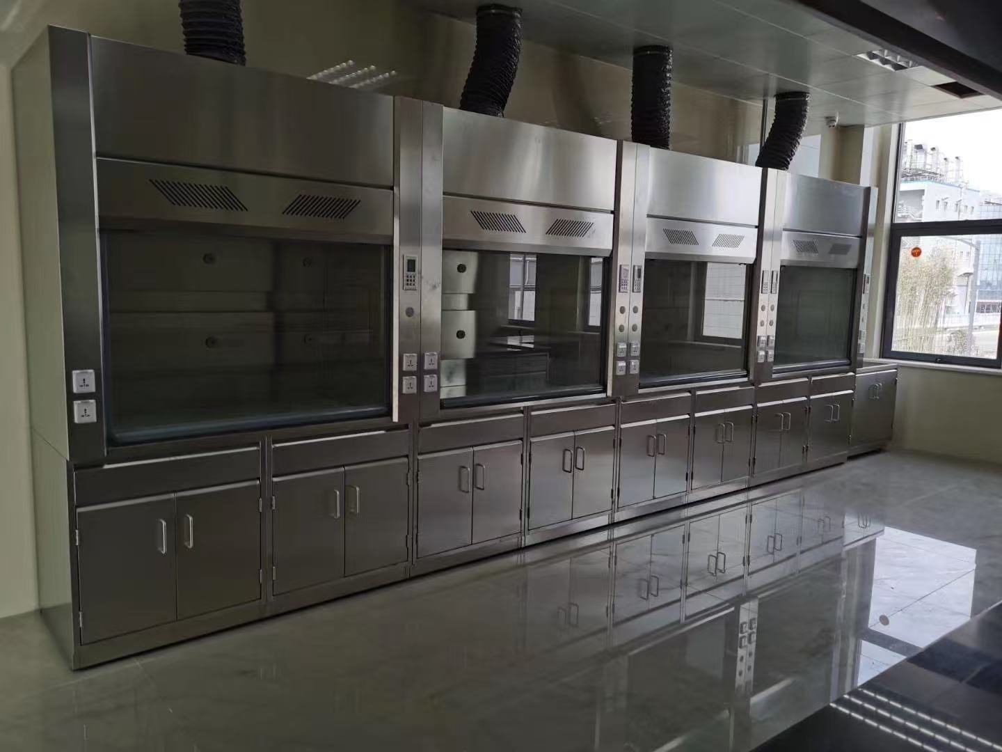 揭阳市废气处理系统不锈钢实验台 - 价格